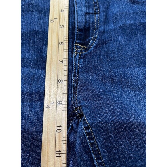 Free People Womens Jeans Size 26 Blue Ripped Whiskered Distressed Concert Rock - Picture 8 of 8